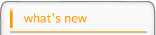What's new